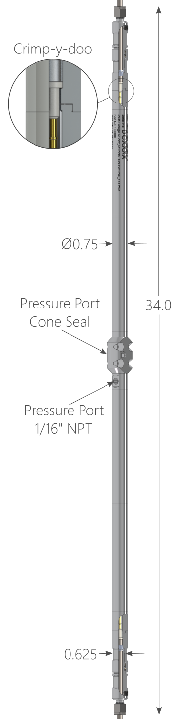 0.75" Quartz Dual Passthru